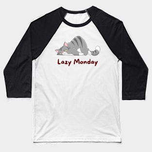 Lazy Monday Baseball T-Shirt